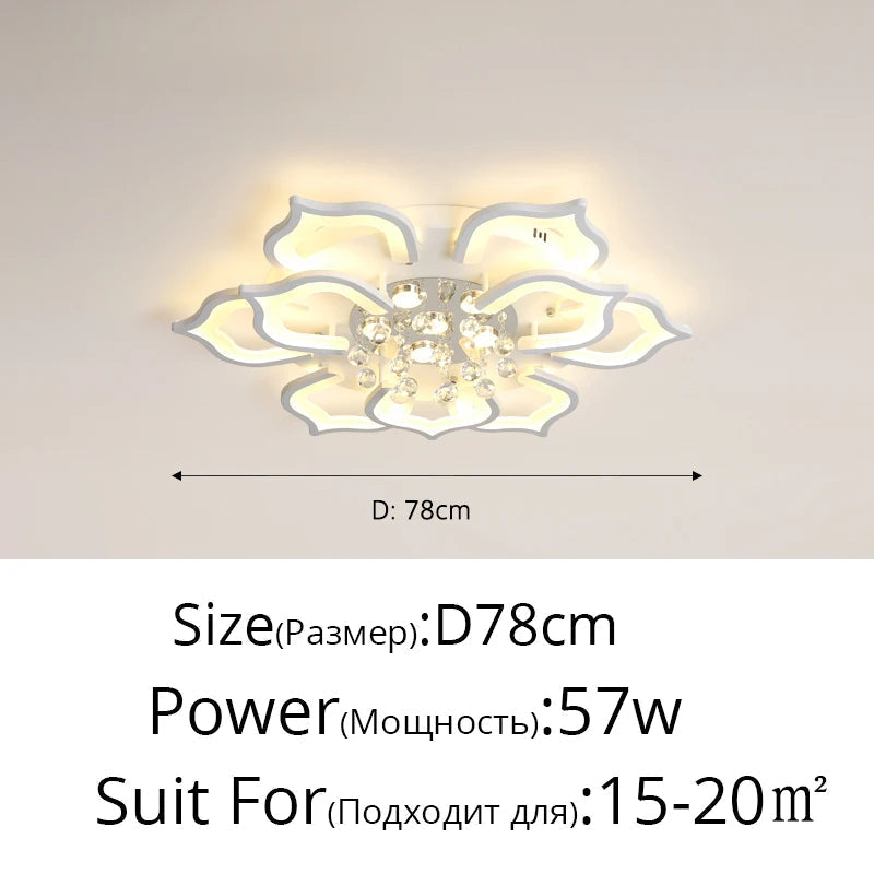plafonnier led créatif creux sculpté luxueux luminaire intérieur décoration