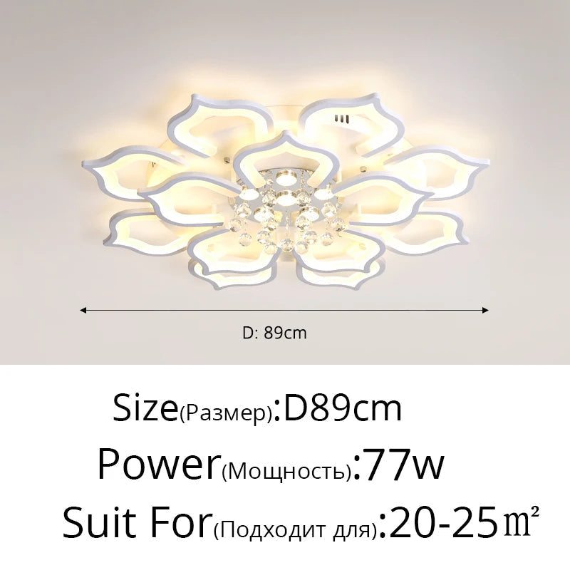 plafonnier led créatif creux sculpté luxueux luminaire intérieur décoration