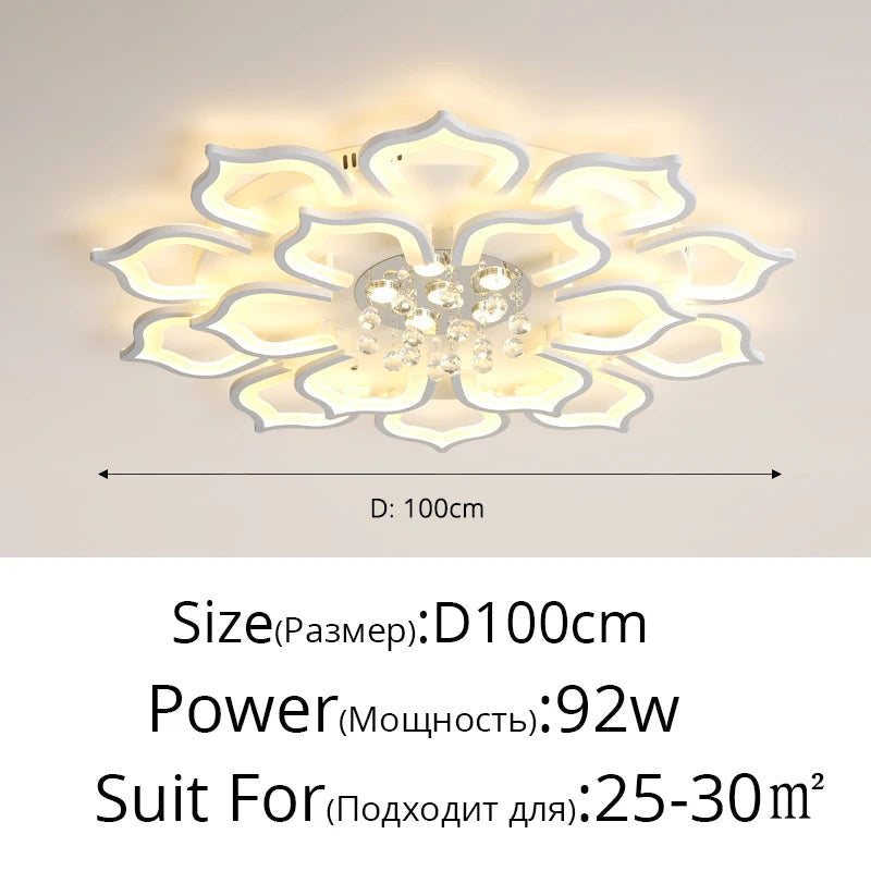 plafonnier led créatif creux sculpté luxueux luminaire intérieur décoration