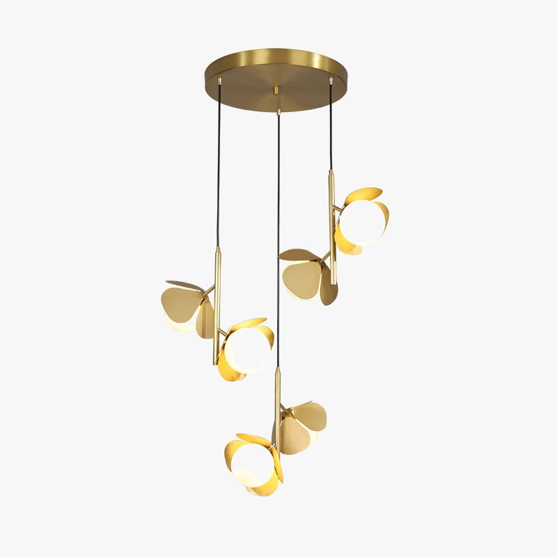 plafonnier led créatif design européen luxueux et chaleureux