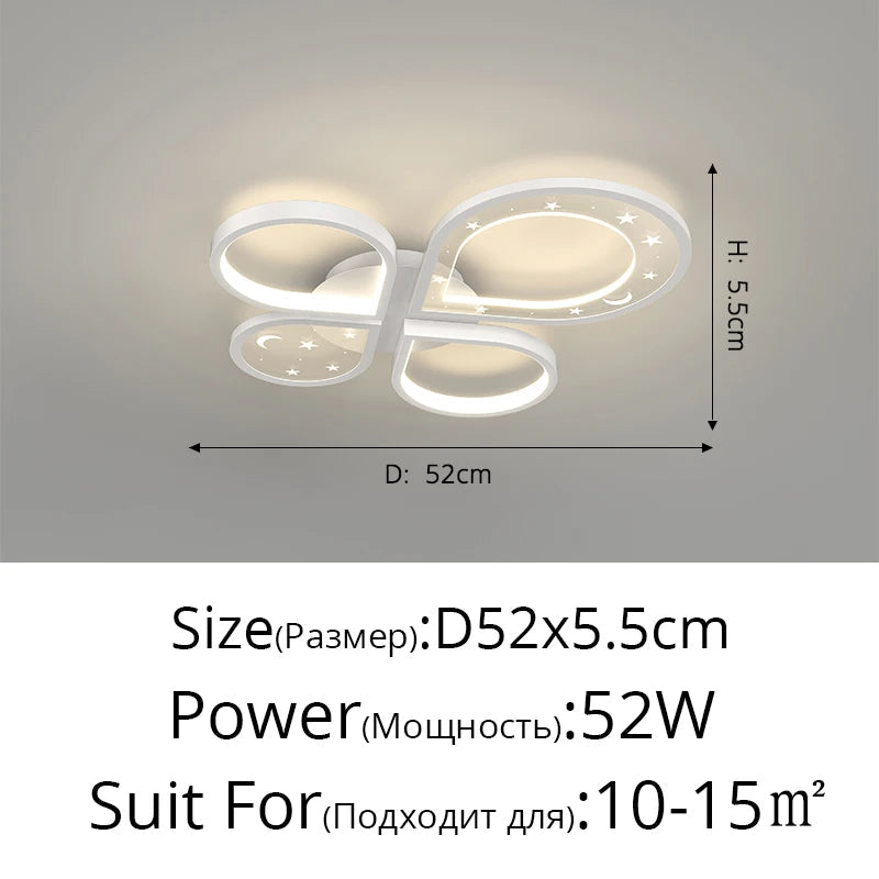 plafonnier led créatif lustre nordique moderne éclairage doré