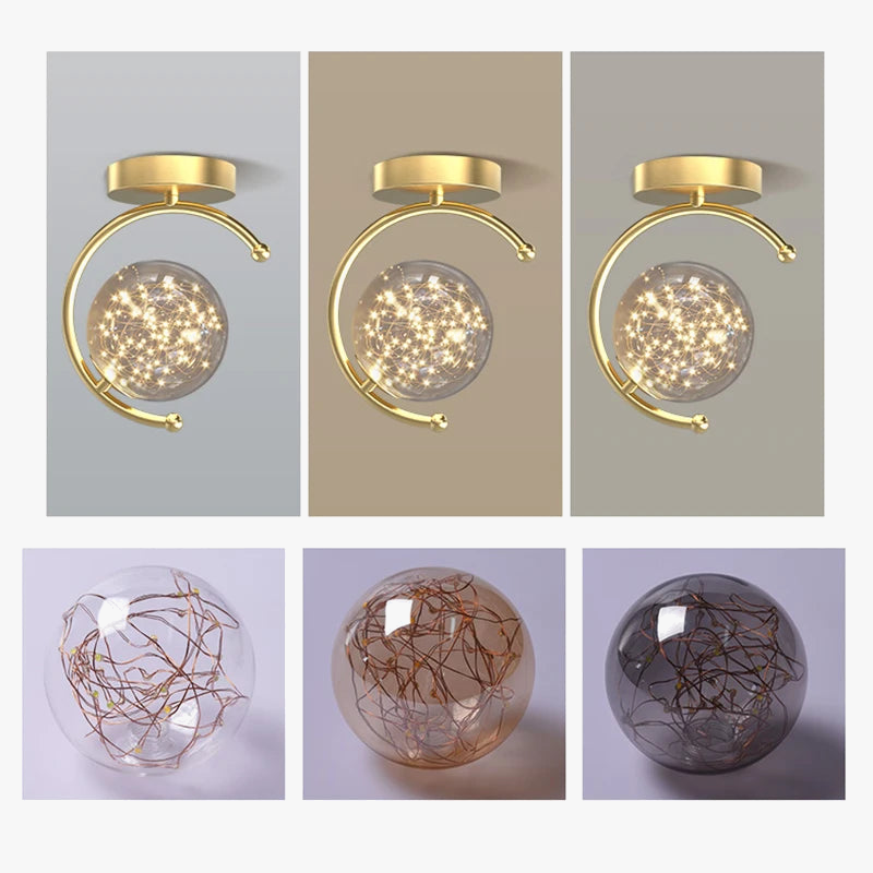 plafonnier led créatif lustre pour divers espaces de vie