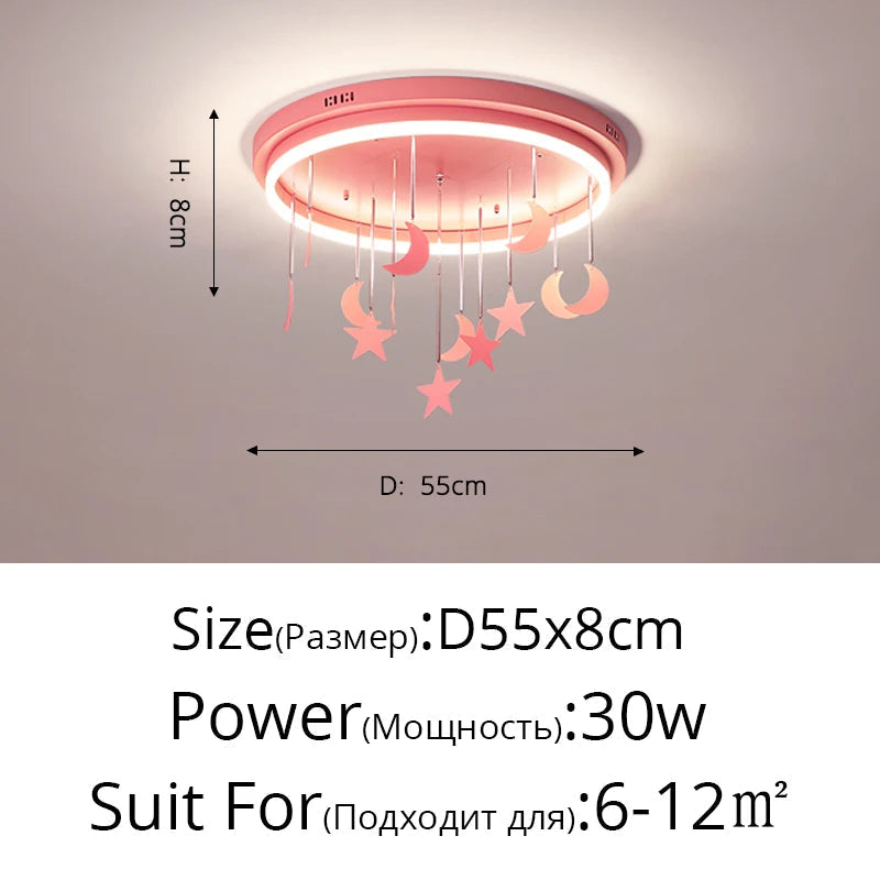 plafonnier led créatif pour enfant simple décoratif