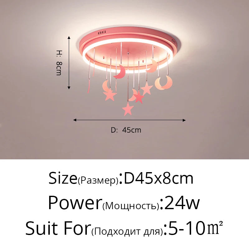 plafonnier led créatif pour enfant simple décoratif
