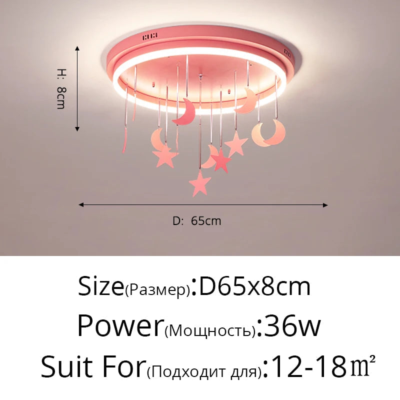 plafonnier led créatif pour enfant simple décoratif