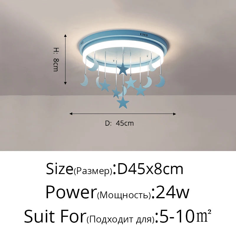 plafonnier led créatif pour enfant simple décoratif