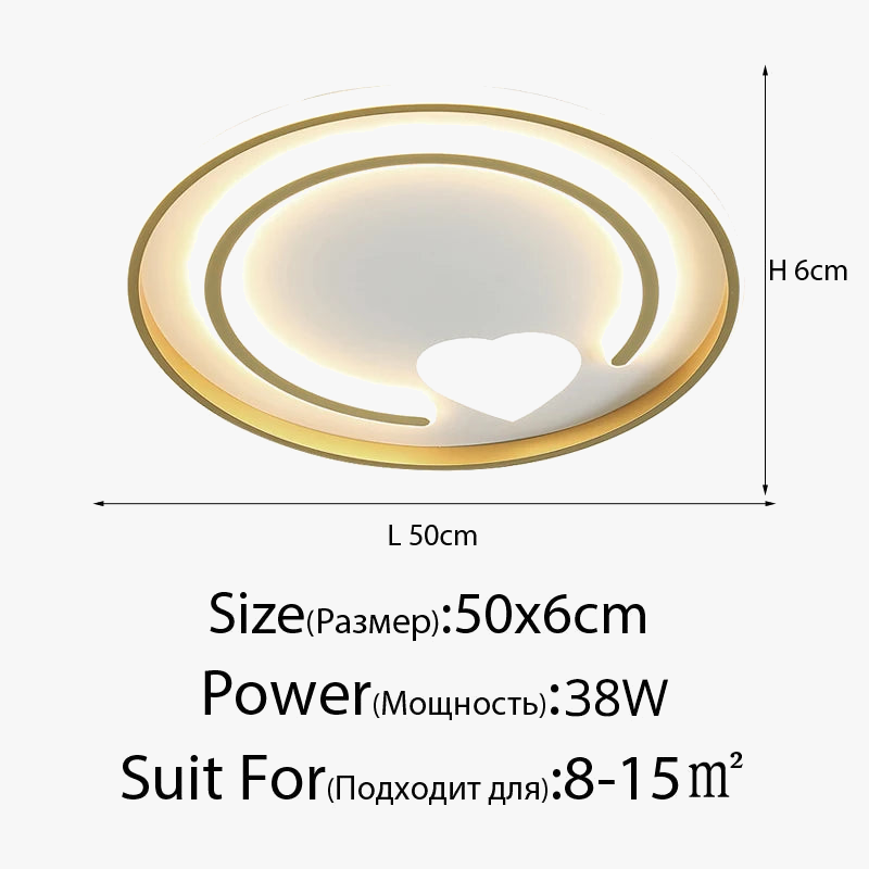 plafonnier led créatif pour intérieur lumineux et moderne