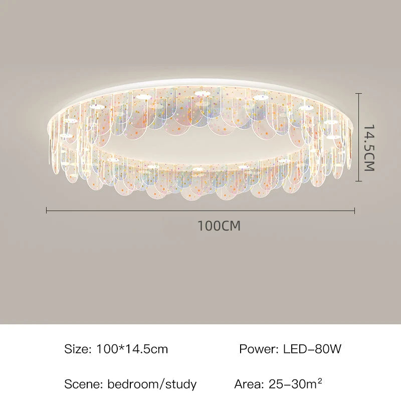 plafonnier led créatif protection des yeux pour intérieur