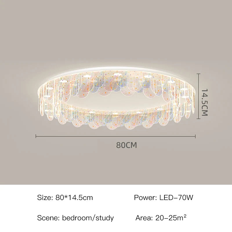 plafonnier led créatif protection des yeux pour intérieur