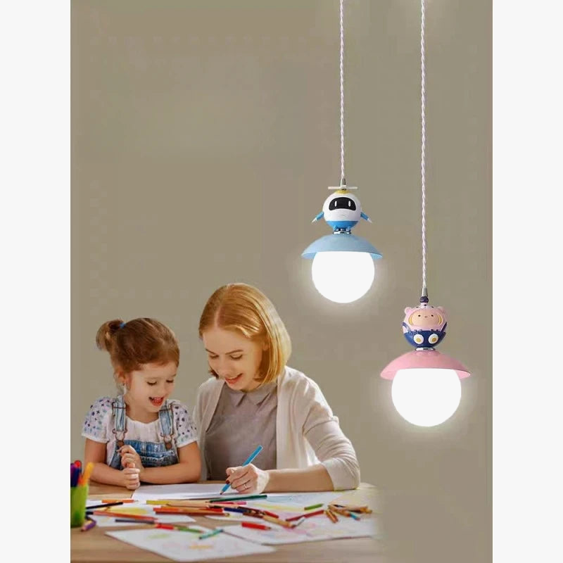 plafonnier led créatif à spectre complet pour décoration enfant