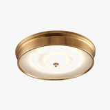 plafonnier led cuivre style vintage campagnard européen