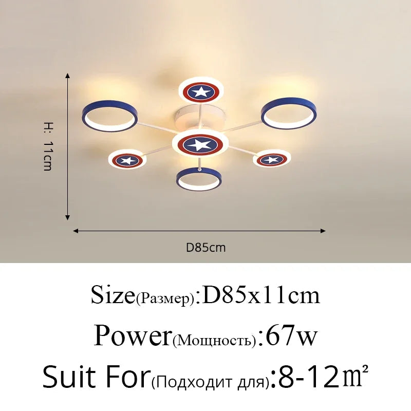 plafonnier led décoratif pour intérieur moderne et élégant