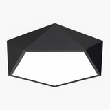 Plafonnier LED design géométrique en diamant