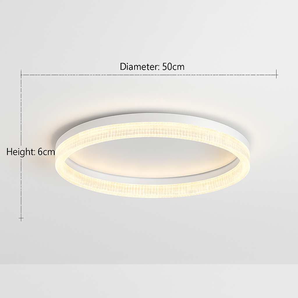 plafonnier led design moderne et simple en cristal doré rond et carré