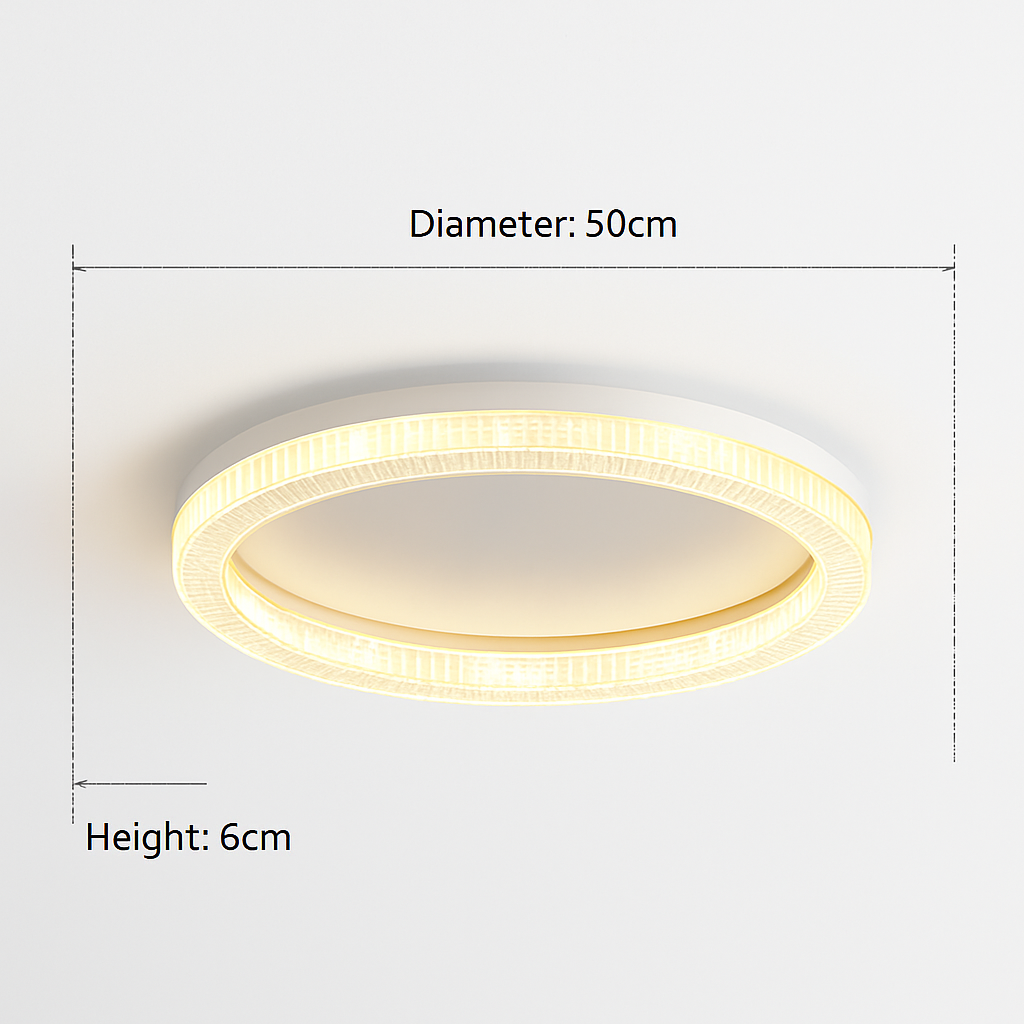 plafonnier led design moderne et simple en cristal doré rond et carré