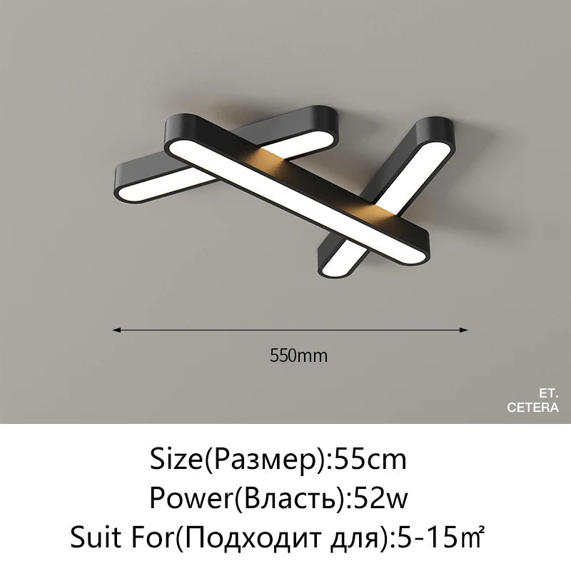 plafonnier led design moderne luminaire décoratif d'intérieur éclairage led