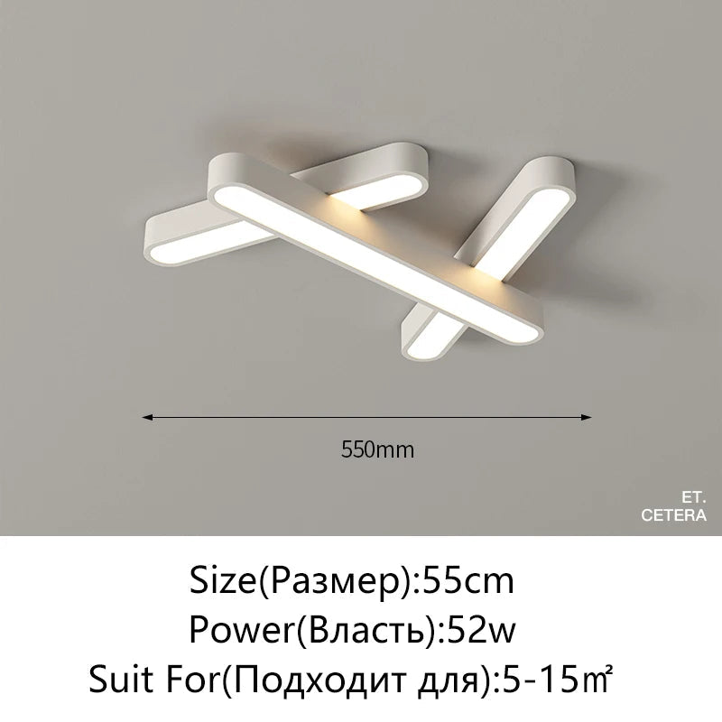 plafonnier led design moderne luminaire décoratif d'intérieur éclairage led