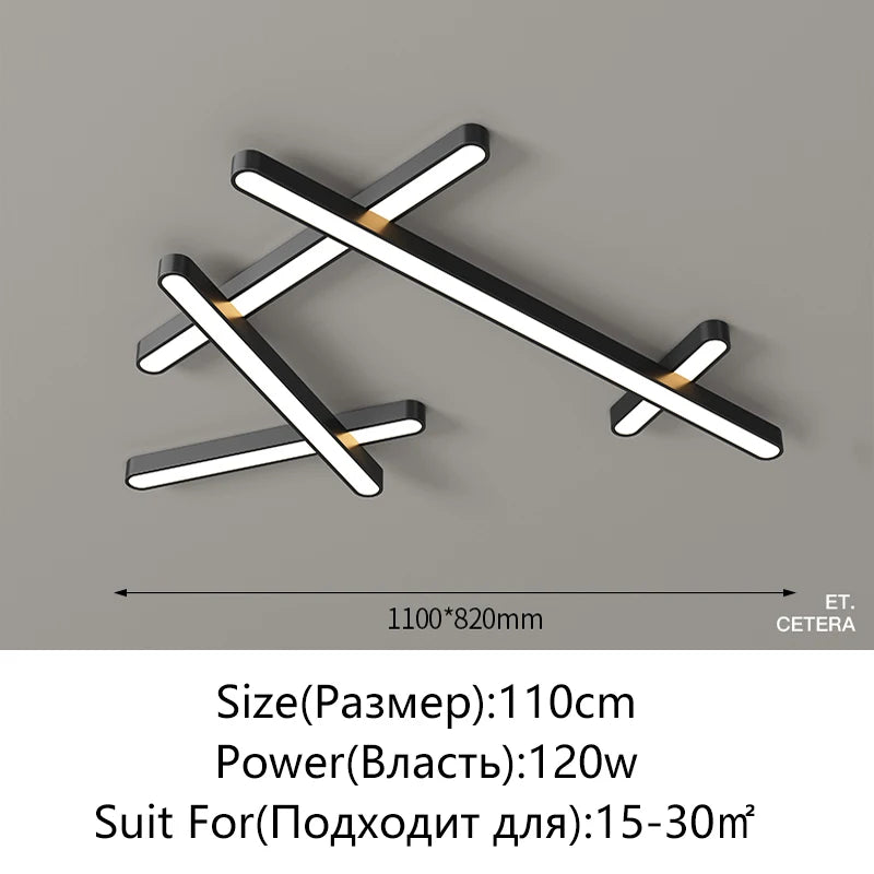plafonnier led design moderne luminaire décoratif d'intérieur éclairage led