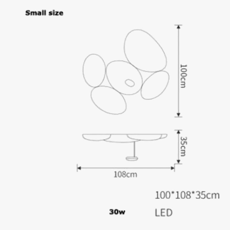 plafonnier led design moderne simple luminaire décoratif intérieur