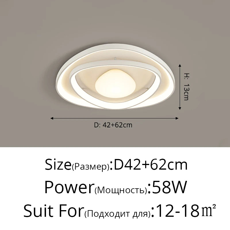 plafonnier led design moderne à spectre complet nouveau modèle 2024