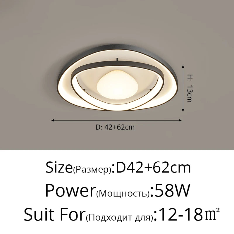 plafonnier led design moderne à spectre complet nouveau modèle 2024