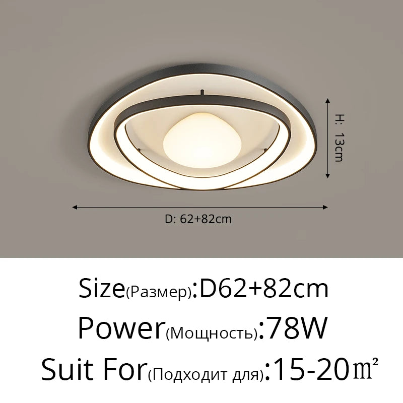 plafonnier led design moderne à spectre complet nouveau modèle 2024