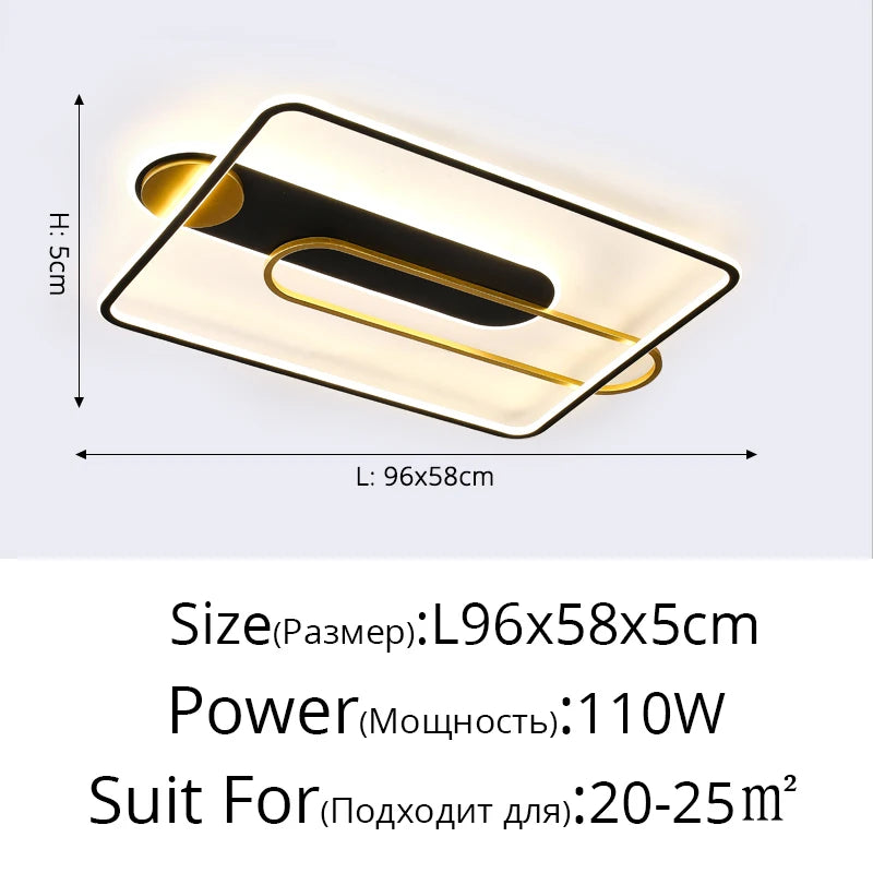 plafonnier led design nordique créatif pour décoration intérieure