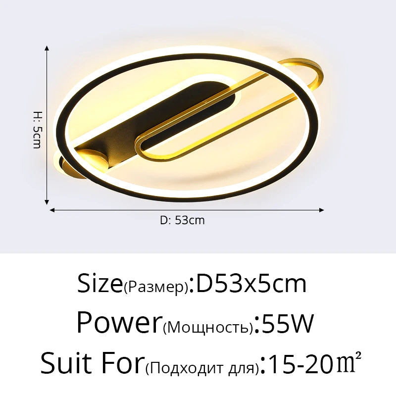 plafonnier led design nordique créatif pour décoration intérieure