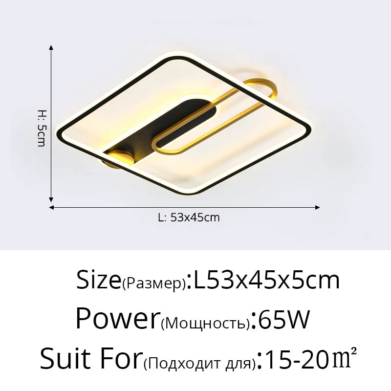 plafonnier led design nordique créatif pour décoration intérieure