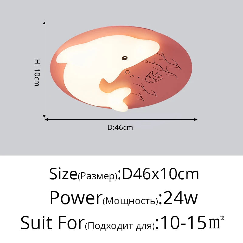 plafonnier led design nordique en forme de lapin luminaire décoratif d'intérieur