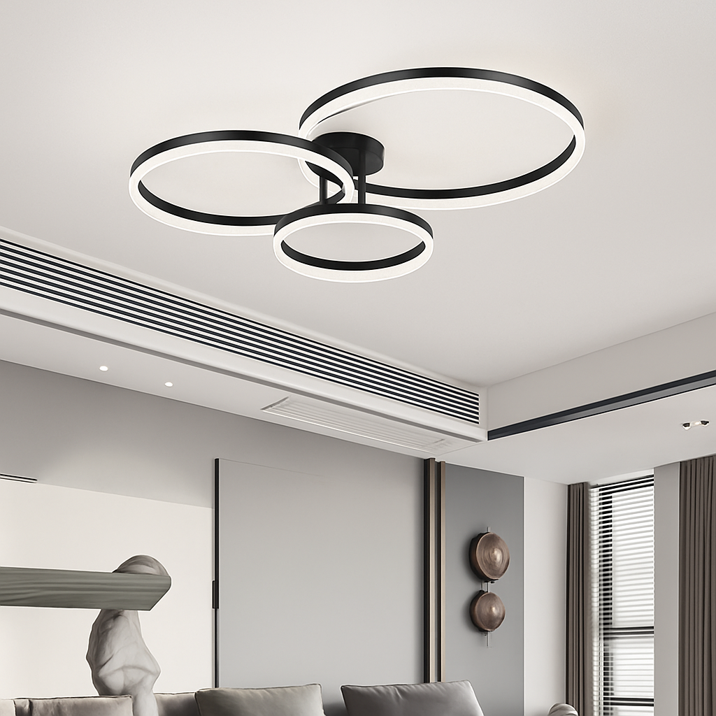 plafonnier led design nordique moderne luminaire décoratif 	 modèle