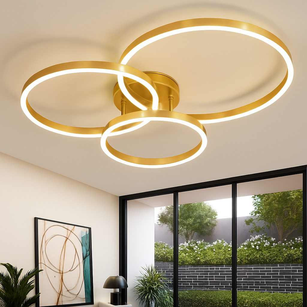 plafonnier led design nordique moderne luminaire décoratif 	 modèle