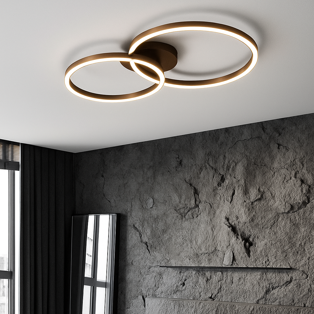 plafonnier led design nordique moderne luminaire décoratif 	 modèle