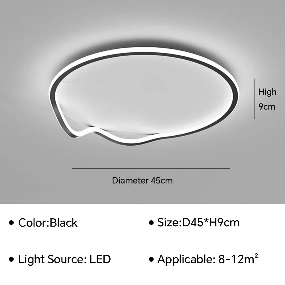 plafonnier led design nordique simple créatif décoratif intérieur