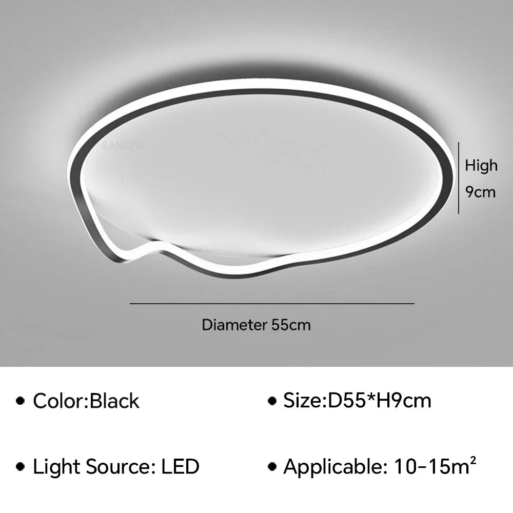 plafonnier led design nordique simple créatif décoratif intérieur