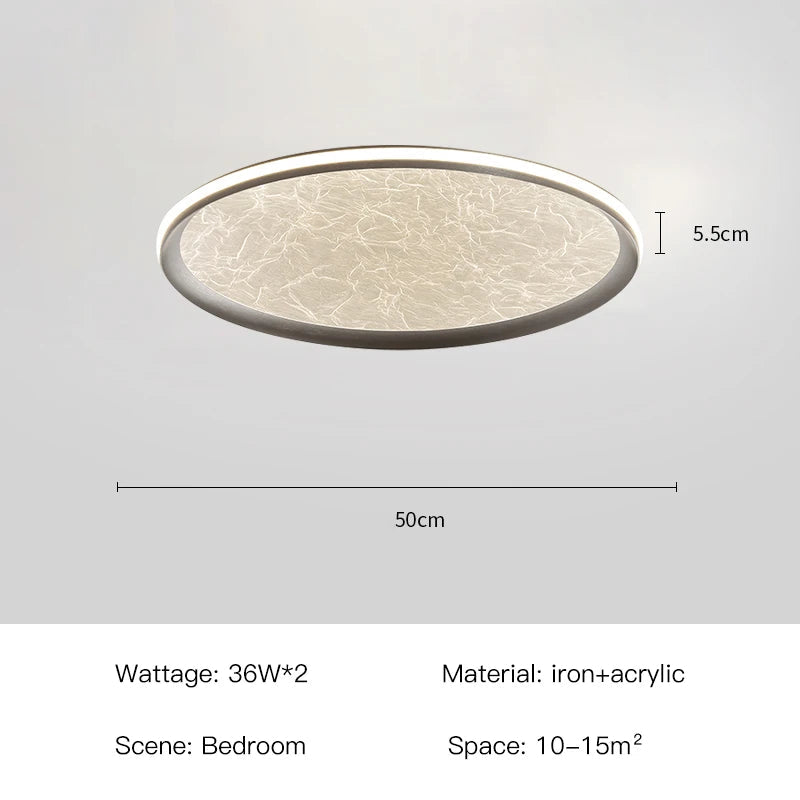 plafonnier led design rond moderne minimaliste pour intérieur élégant