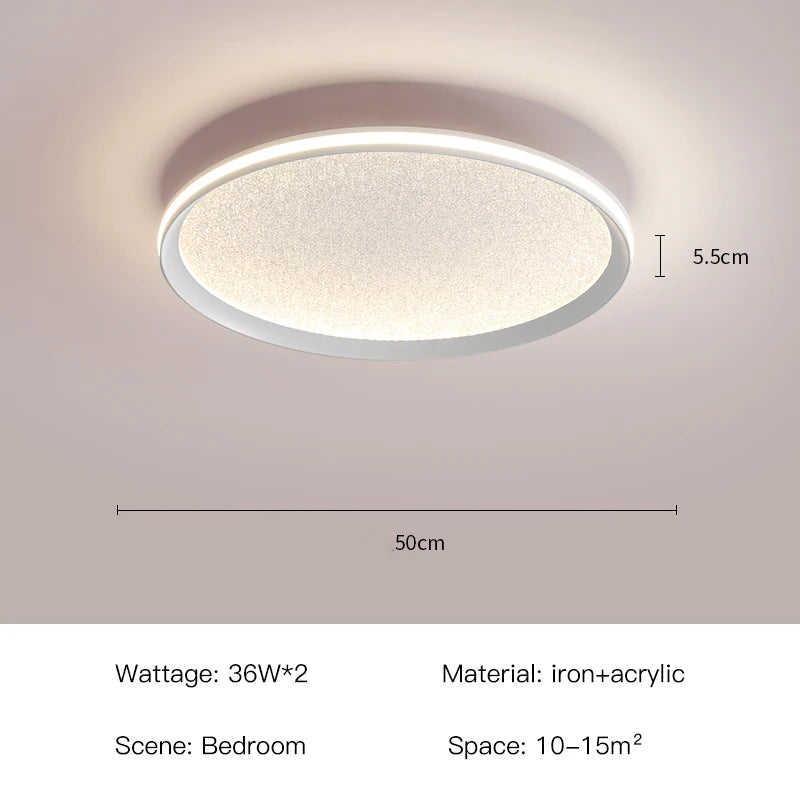 plafonnier led design rond moderne minimaliste pour intérieur élégant