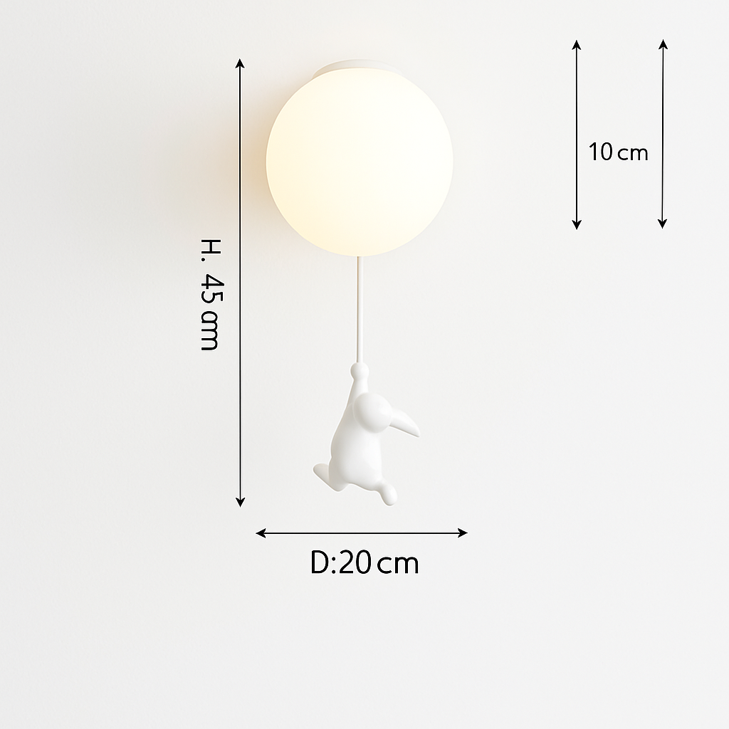 plafonnier led dessin animé belle ours pour enfants