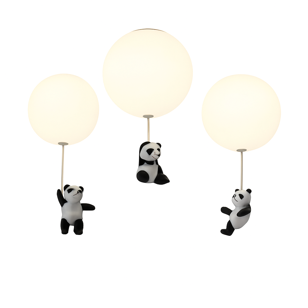 plafonnier led dessin animé belle ours pour enfants