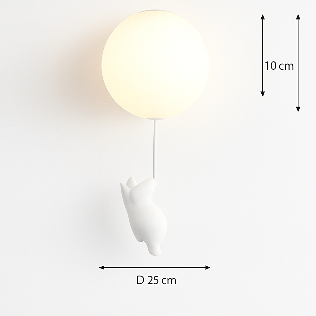 plafonnier led dessin animé belle ours pour enfants