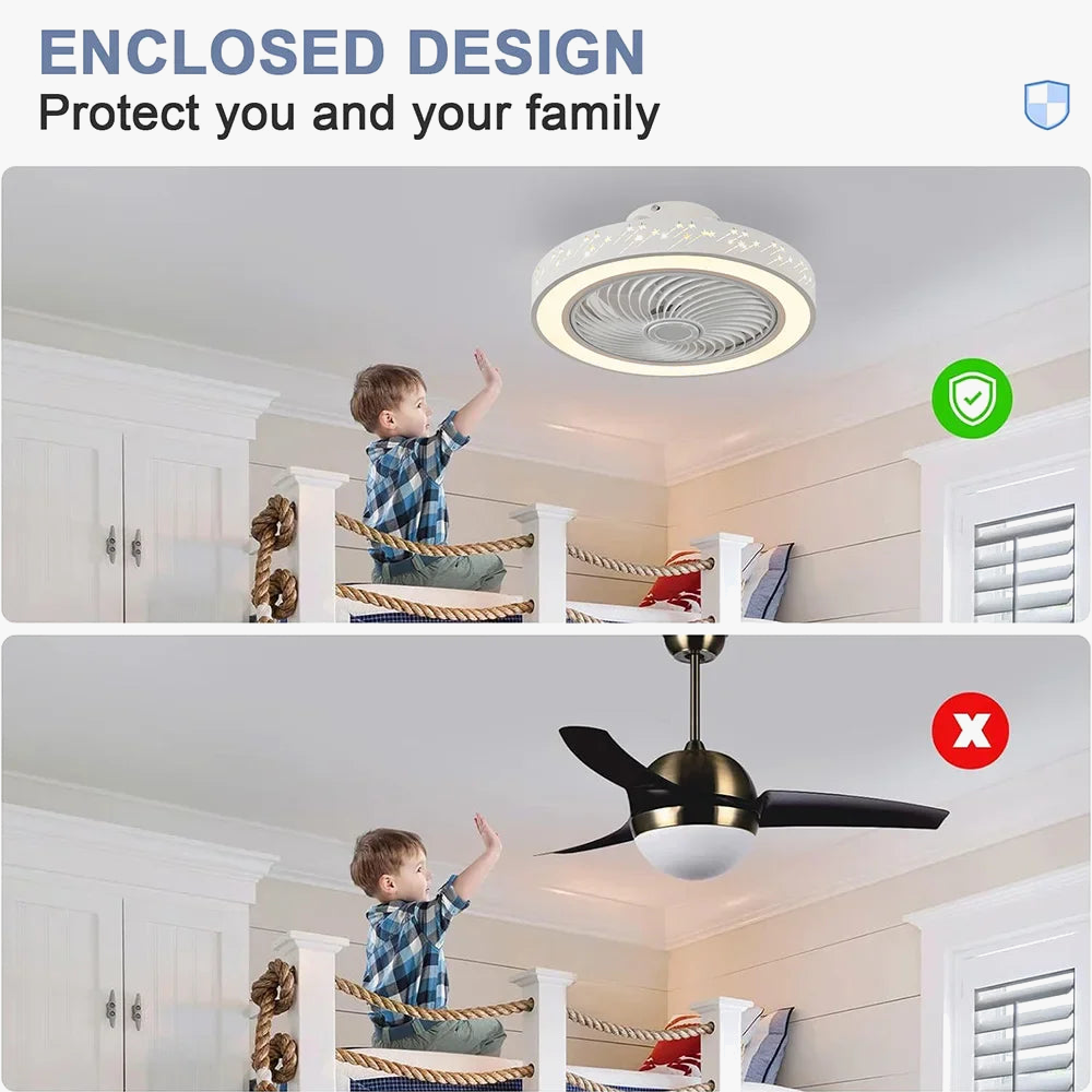plafonnier led dimmable 6 vitesses avec télécommande moderne