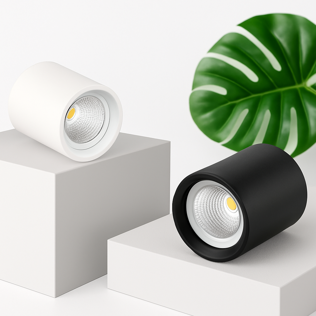 plafonnier led dimmable spot lumière vers le bas décoration