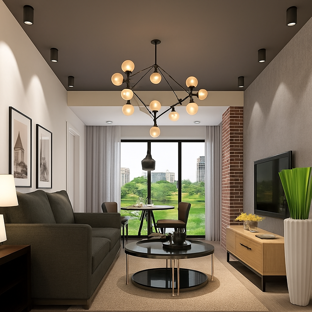 plafonnier led dimmable spot lumière vers le bas décoration