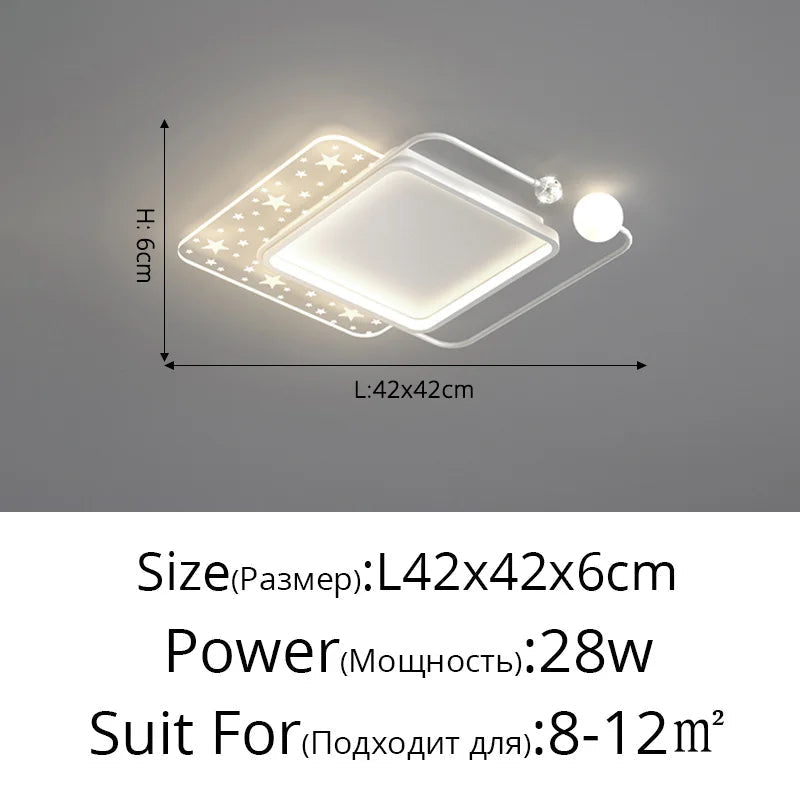 plafonnier led doré style nordique créatif pour toute la maison