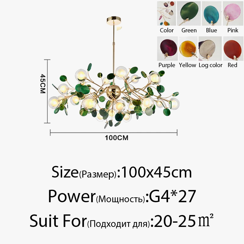 plafonnier led en agate naturelle pour décoration romantique intérieure