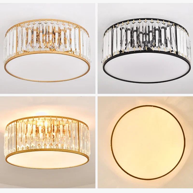 plafonnier led en cristal décoration intérieure moderne pour votre espace