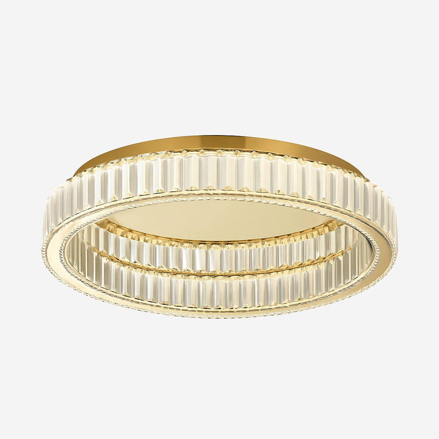 plafonnier led en cristal italien design haut de gamme pour décoration intérieure