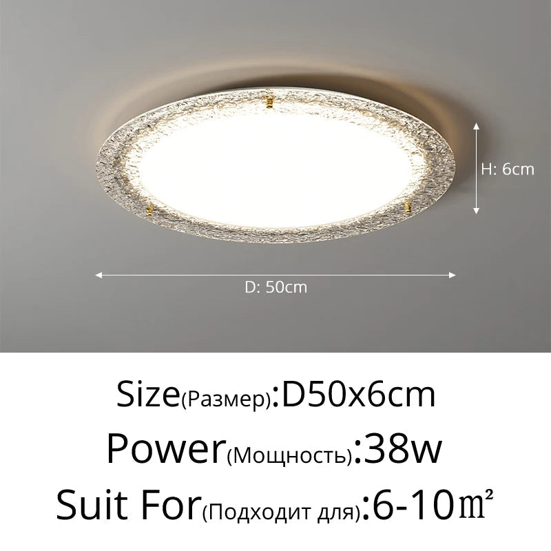 plafonnier led en cristal moderne et luxueux pour intérieur