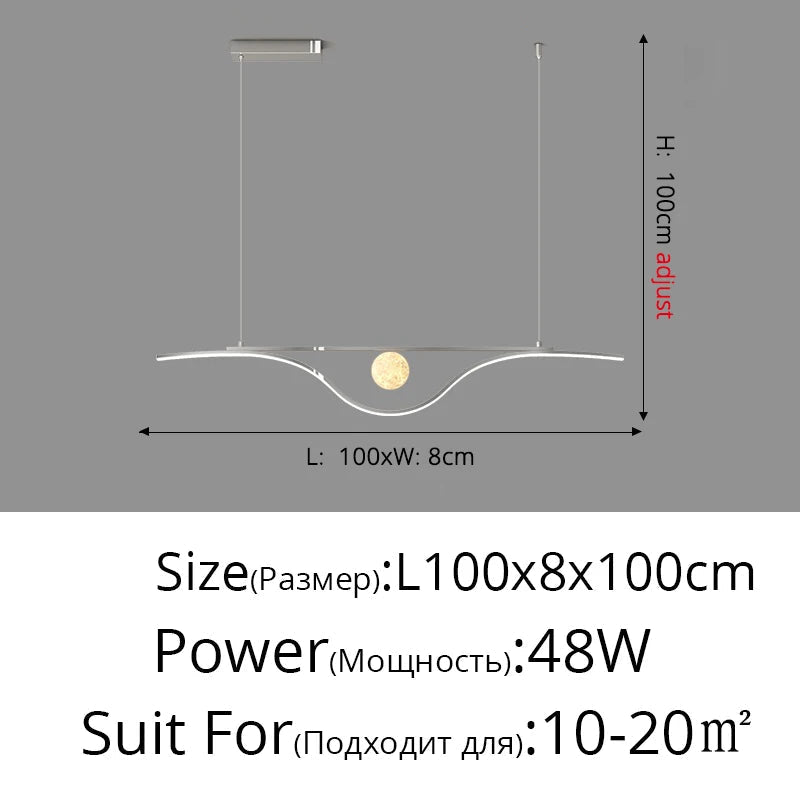 plafonnier led en fer forgé pour éclairage décoratif intérieur