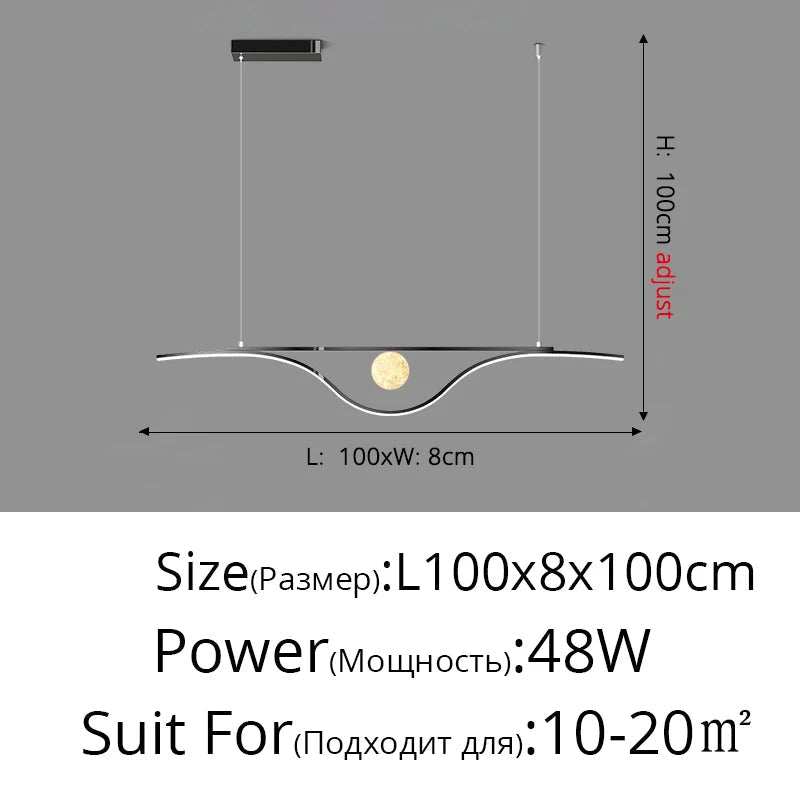 plafonnier led en fer forgé pour éclairage décoratif intérieur